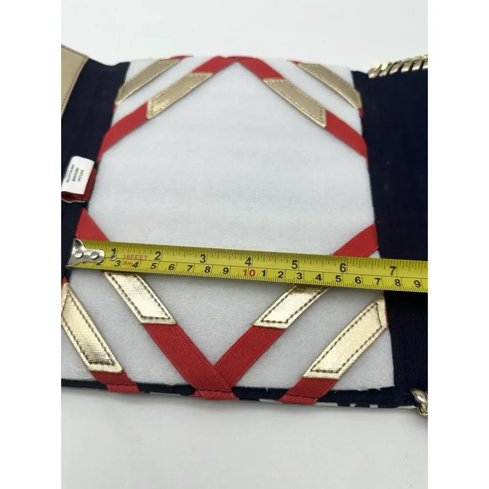 Lilly Pulitzer i-Pad Tablet case Navy And Gold Fits 7-9.5” Tablets NEW